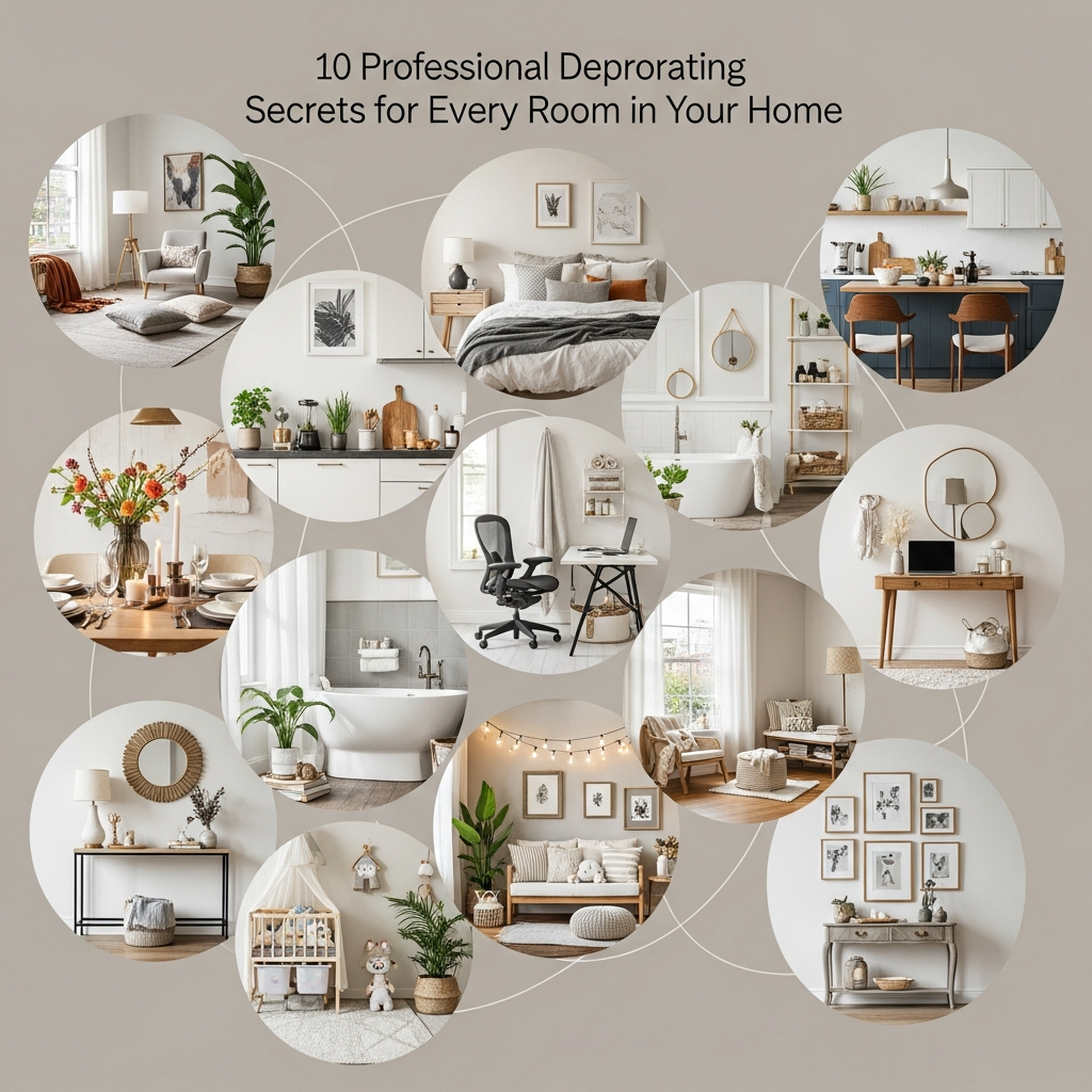 Transform Your Space: 10 Professional Decorating Secrets for Every Room in Your Home